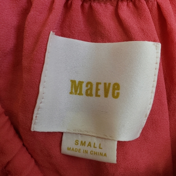 Anthropologie Top S Small Maeve Off Shoulder Ruffle - Picture 3 of 4